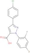 3-(4-Chlorophenyl)-1-(2,4-difluorophenyl)-1H-pyrazole-5-carboxylic acid