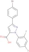 3-(4-Bromophenyl)-1-(2,4-difluorophenyl)-1H-pyrazole-5-carboxylic acid