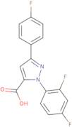 1-(2,4-Difluorophenyl)-3-(4-fluorophenyl)-1H-pyrazole-5-carboxylic acid