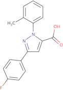 3-(4-Fluorophenyl)-1-o-tolyl-1H-pyrazole-5-carboxylic acid