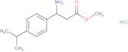 Methyl 3-amino-3-[4-(propan-2-yl)phenyl]propanoate