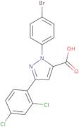1-(4-Bromophenyl)-3-(2,4-dichlorophenyl)-1H-pyrazole-5-carboxylic acid