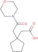 2-{1-[2-(Morpholin-4-yl)-2-oxoethyl]cyclopentyl}acetic acid