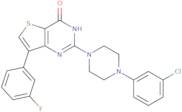 2-[4-(3-Chlorophenyl)piperazin-1-yl]-7-(3-fluorophenyl)thieno[3,2-d]pyrimidin-4(3H)-one