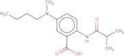 5-[Butyl(methyl)amino]-2-(2-methylpropanamido)benzoic acid