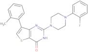 2-[4-(2-Fluorophenyl)piperazin-1-yl]-7-(2-methylphenyl)thieno[3,2-d]pyrimidin-4(3H)-one