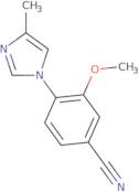3-Methoxy-4-(4-methyl-1H-imidazol-1-yl)benzonitrile