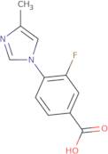 3-fluoro-4-(4-methyl-1H-imidazol-1-yl)benzoic acid