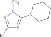 1-(3-Bromo-1-methyl-1H-1,2,4-triazol-5-yl)piperidine