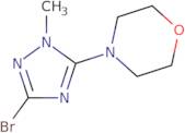 4-(3-Bromo-1-methyl-1H-1,2,4-triazol-5-yl) morpholine