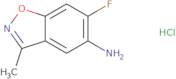 6-Fluoro-3-methylbenzo[D]isoxazol-5-amine hydrochloride