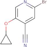 2-Bromo-5-cyclopropoxypyridine-4-carbonitrile