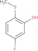 5-Fluoro-2-(methylthio)phenol