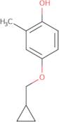 4-(Cyclopropylmethoxy)-2-methylphenol