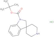 tert-butyl 1,2-dihydrospiro[indole-3,4'-piperidine]-1-carboxylate hydrochloride