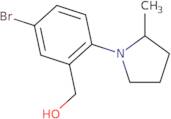 (5-Bromo-2-(2-methylpyrrolidin-1-yl)phenyl)methanol