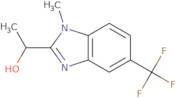 1-[1-Methyl-5-(trifluoromethyl)-1H-1,3-benzodiazol-2-yl]ethan-1-ol
