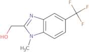 [1-Methyl-5-(trifluoromethyl)-1H-1,3-benzodiazol-2-yl]methanol
