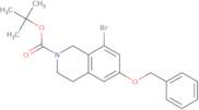 tert-Butyl 6-(benzyloxy)-8-bromo-1,2,3,4-tetrahydroisoquinoline-2-carboxylate