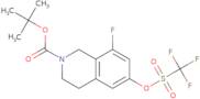 tert-Butyl 8-fluoro-6-(trifluoromethanesulfonyloxy)-1,2,3,4-tetrahydroisoquinoline-2-carboxylate