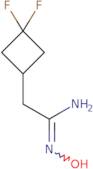 2-(3,3-Difluorocyclobutyl)-N'-hydroxyethanimidamide
