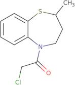 2-Chloro-1-(2-methyl-2,3,4,5-tetrahydro-1,5-benzothiazepin-5-yl)ethan-1-one