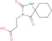 3-{2,4-Dioxo-1,3-diazaspiro[4.5]decan-3-yl}propanoic acid