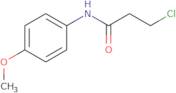 3-Chloro-N-(4-methoxyphenyl)propanamide