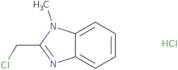 2-(Chloromethyl)-1-methyl-1H-1,3-benzodiazole hydrochloride
