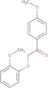 2-(2-Methoxyphenoxy)-4'-methoxyacetophenone