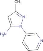 3-Methyl-1-(pyridin-3-yl)-1H-pyrazol-5-amine