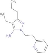 4-Ethyl-3-propyl-1-(2-(pyridin-2-yl)ethyl)-1H-pyrazol-5-amine