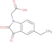 2-(5-Ethyl-2,3-dioxo-2,3-dihydro-1H-indol-1-yl)acetic acid