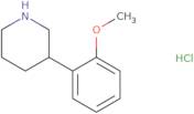 3-(2-Methoxyphenyl)piperidine hydrochloride