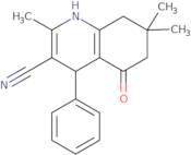 2,7,7-Trimethyl-5-oxo-4-phenyl-1,4,5,6,7,8-hexahydroquinoline-3-carbonitrile