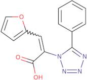 3-(Furan-2-yl)-2-(5-phenyl-1H-1,2,3,4-tetrazol-1-yl)prop-2-enoic acid