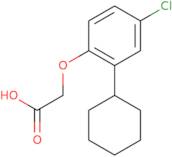 2-(4-Chloro-2-cyclohexylphenoxy)acetic acid