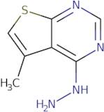 4-Hydrazino-5-methylthieno[2,3-d]pyrimidine