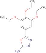 5-(3,4,5-Triethoxyphenyl)-1,3,4-oxadiazol-2-amine