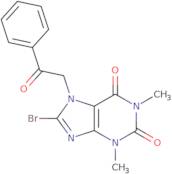 8-Bromo-1,3-dimethyl-7-phenacylpurine-2,6-dione