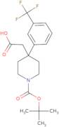 2-(1-(tert-Butoxycarbonyl)-4-(3-(trifluoromethyl)phenyl)piperidin-4-yl)acetic acid