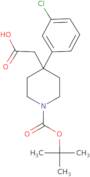 2-(1-(tert-Butoxycarbonyl)-4-(3-chlorophenyl)piperidin-4-yl)acetic acid