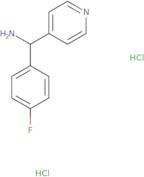 [(4-Fluorophenyl)(4-pyridinyl)methyl]amine dihydrochloride