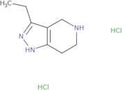 3-Ethyl-4,5,6,7-tetrahydro-1H-pyrazolo[4,3-c]pyridine dihydrochloride