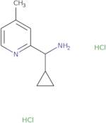 [Cyclopropyl(4-methyl-2-pyridinyl)methyl]amine dihydrochloride