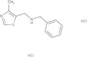 Benzyl[(4-methyl-1,3-thiazol-5-yl)methyl]amine dihydrochloride