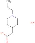 2-(1-Propylpiperidin-4-yl)acetic acid hydrate