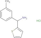 [(3-Methylphenyl)(2-thienyl)methyl]amine hydrochloride