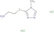 2-[(4-Methyl-4H-1,2,4-triazol-3-yl)thio]ethanamine dihydrochloride