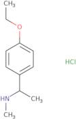 Benzenemethanamine, 4-ethoxy-N,±-dimethyl-, hydrochloride (1:1)